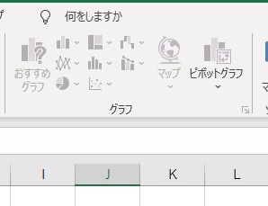 グラフの項目がグレーアウトしている
