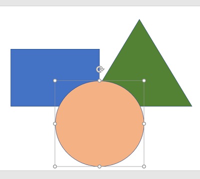 図を選択し「Ctrlキー+Cキー」を押す