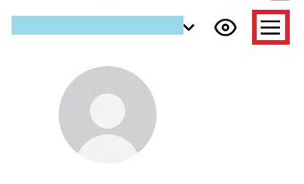 ３本線をクリック