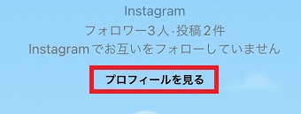 『プロフィールを見る』をタップ