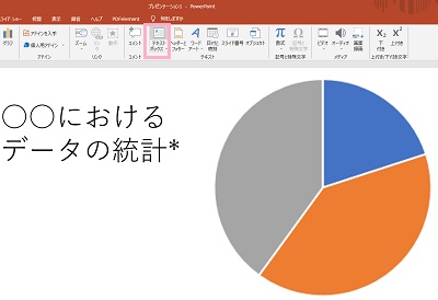 「テキストボックス」をクリックして挿入