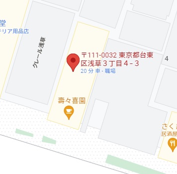 ラベルを付けたい場所をタップして、マーカーを表示させる