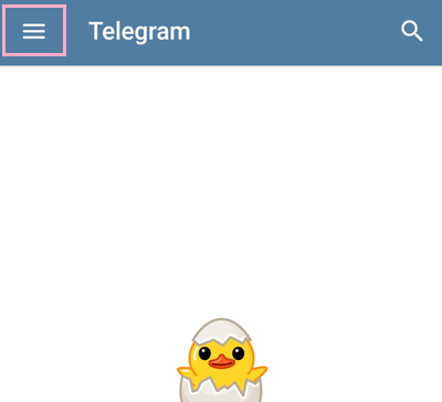 スマホアプリ版Telegramが導入できた