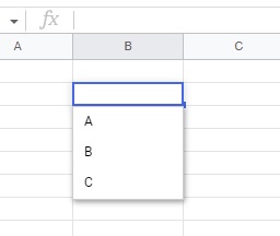 プルダウンメニューを表示できた