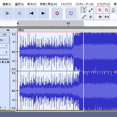 虫眼鏡のマークから拡大・縮小ができる