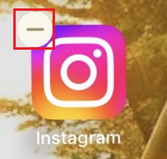 アイコンに「－」が表示されたらタップ