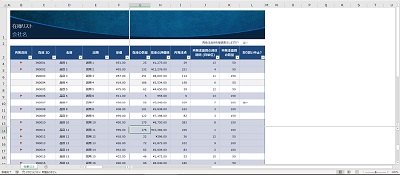 シートを4分割して表示できた