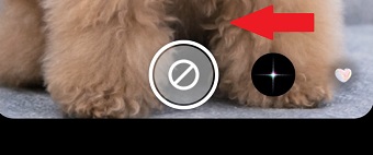 左側にスライドさせてエフェクトを選択