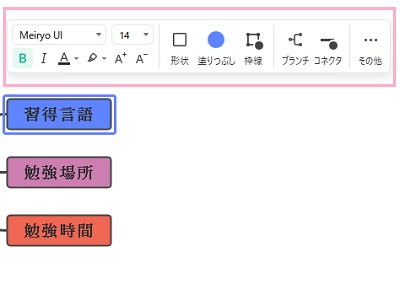 フォントのダイアログボックスで様々設定できる