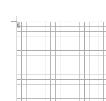 Wordで作成した方眼紙