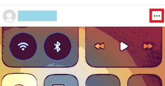 『・・・』をタップ