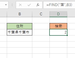 結果が「2」と表示された