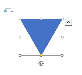 三角形を上下反転できた