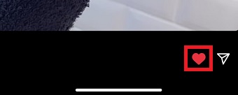 ハートが赤になっていれば「いいね」ができている