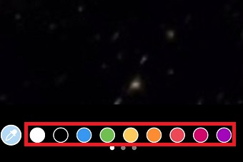 背景にしたい色を選択