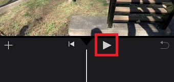 再生ボタンをタップ