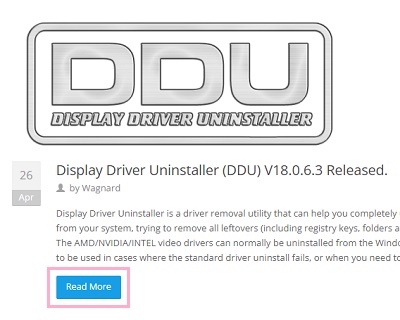 「Read More」をクリック