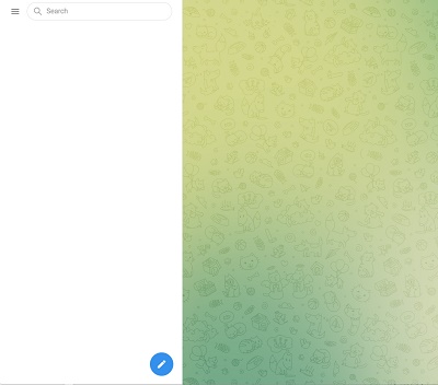 Telegramブラウザ画面