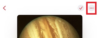 「・・・」をタップ