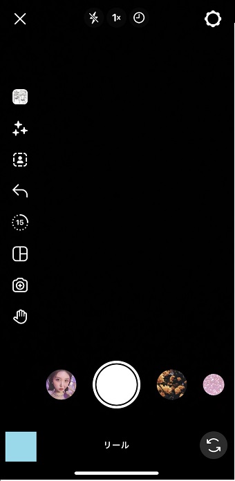 曲が設定された状態で投稿画面が開いた