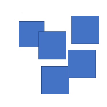 画像を挿入したい場所でクリックすることで、一定の大きさの図形が挿入される