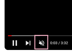 スピーカーアイコンをクリック