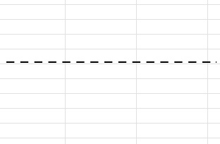 図形として点線を挿入することができた