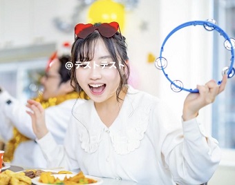 メンションの位置や大きさを調整