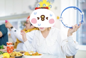 スタンプの大きさや位置を調整