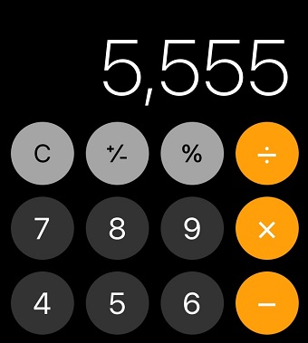 数字が一桁削除される