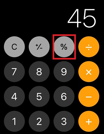 何％OFFかを入力して「％」をタップ