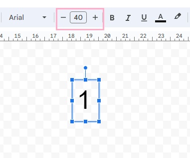 「フォントサイズ」で適宜フォントサイズを調整