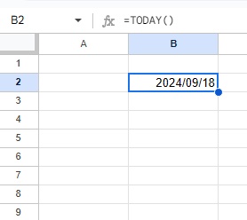 今日の日付を出力できた