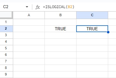 結果は「TRUE」が返った