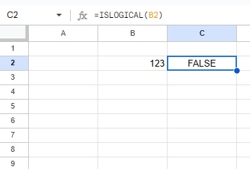 B2セルの内容を「123」に変更