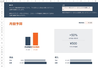 列番号と行番号を表示できた