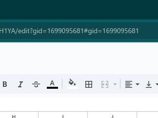 シート2のURLを確認