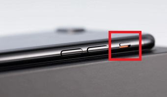 サイレントスイッチを確認