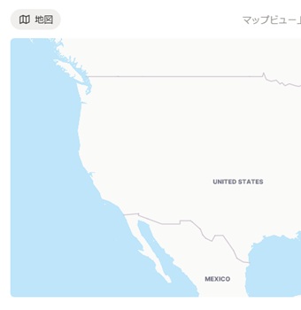 おすすめの店舗の地図を表示させたい時などに便利