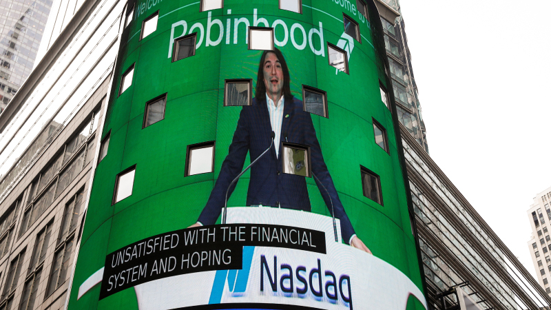 ロビンフッド、3Qの暗号資産取引収益が前年同期比で約4倍に