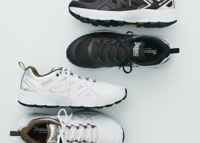 アウターじゃない「ヘルノ」！ ブランド初のスニーカーは機能も見た目も秀逸な、大人に嬉しい一足。