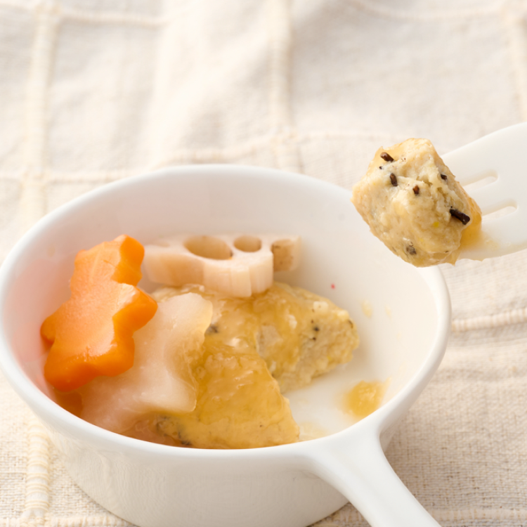 さっぱり和風おろしのひじきハンバーグ