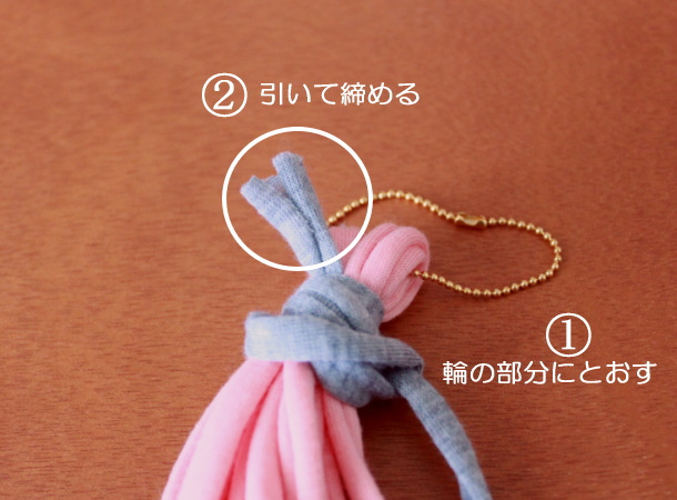 4回ほどグルグル巻きます