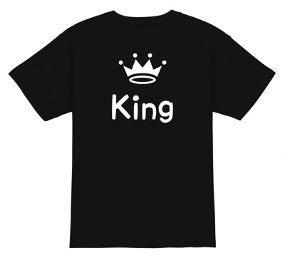 King リンクコーデ用のオリジナルTシャツ
