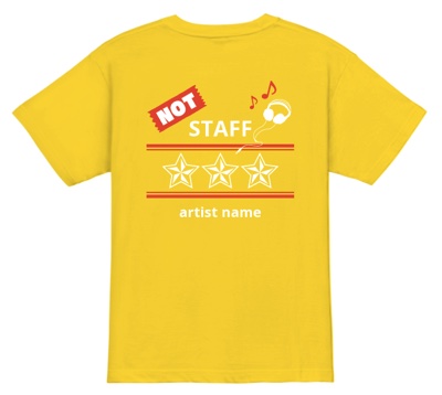 公式スタッフTシャツのようなデザイン