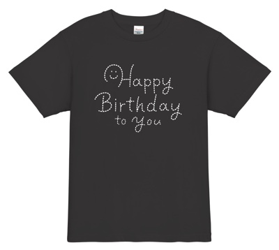 フォントとスタンプで可愛さを演出│Tシャツプレゼント