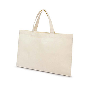 【販促品】B4サイズコットンフラットトートバッグ ナチュラル