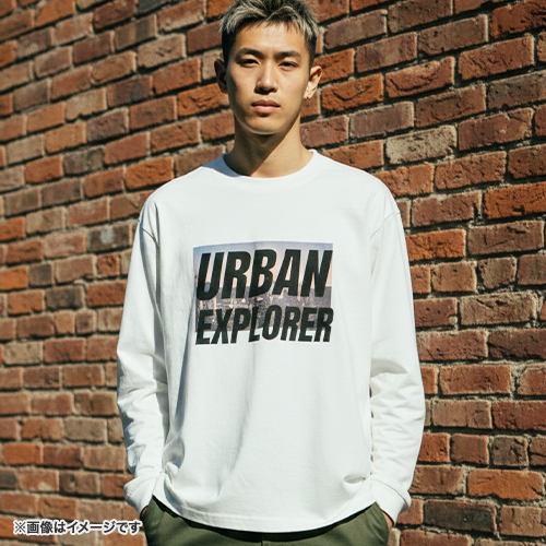 オーガニックコットンロングスリーブTシャツ(リブ有り)