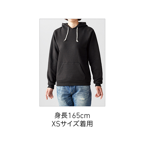 身長165cm、XSサイズ着用