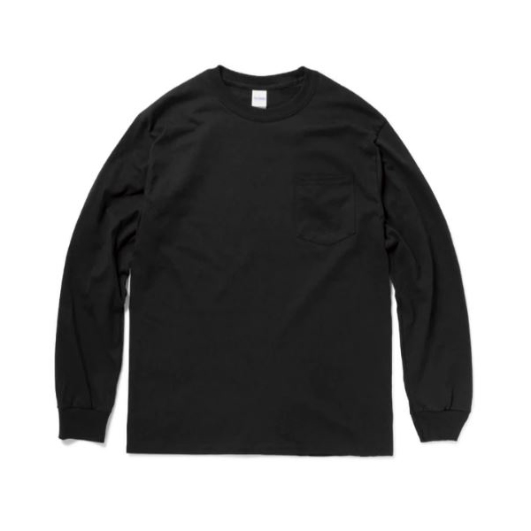 ウルトラコットンロングスリーブTシャツ（ポケット付）2410